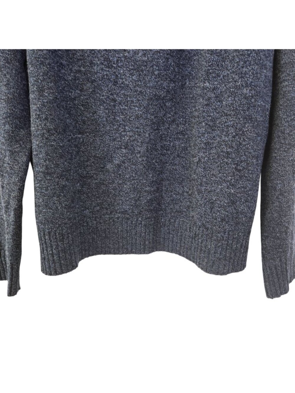 J. Crew Factory 100% Lambswool Quarter Zip Heathered Sweater Size Large - Picture 5 of 6
